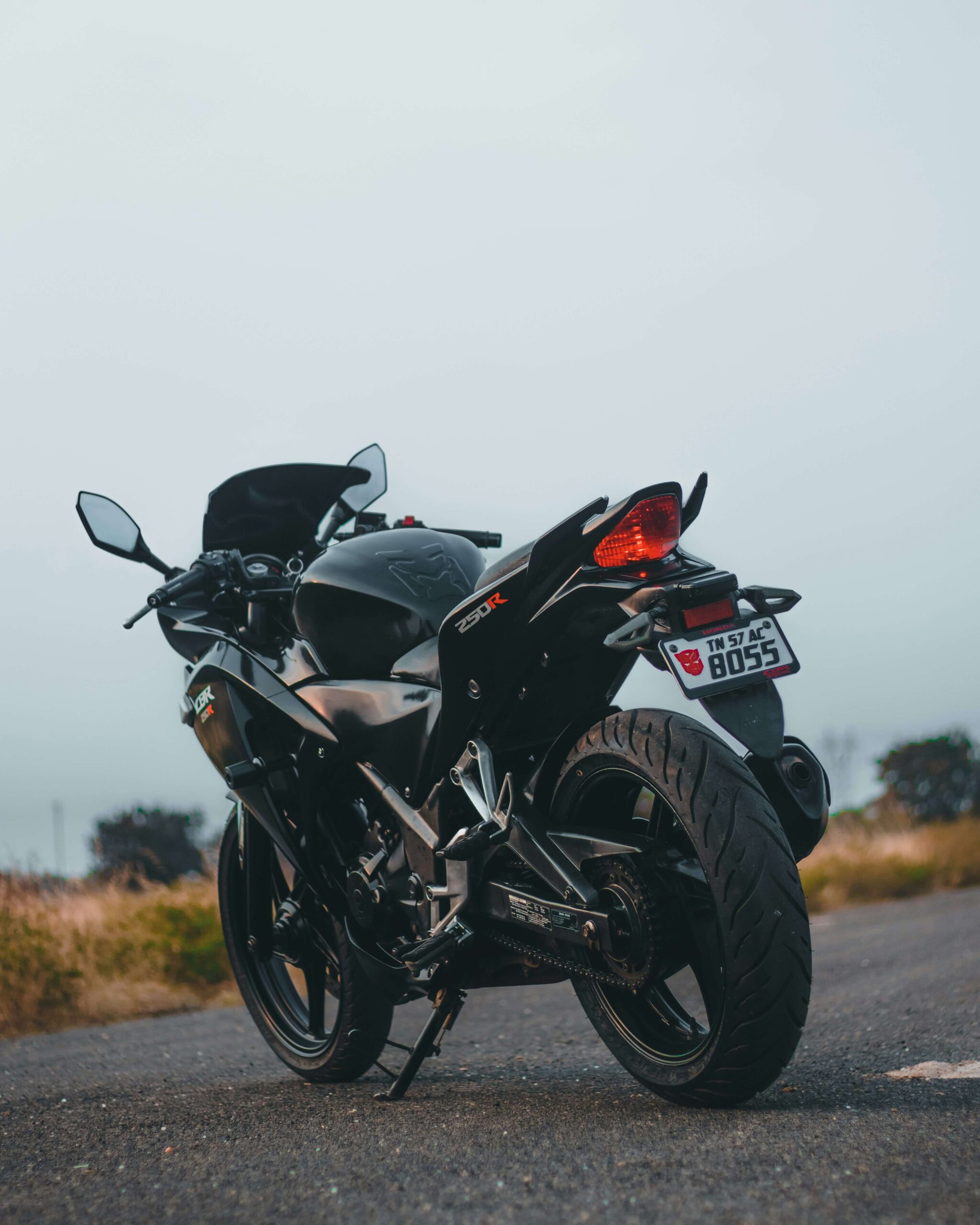 新車バイクへのボディコーティング施工イメージ